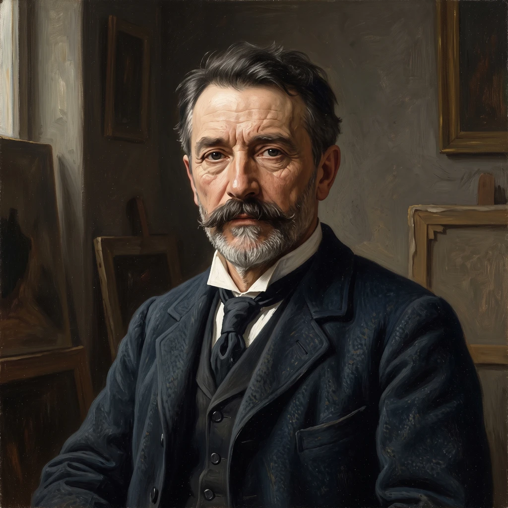 Portrait of Jean-Paul Laurens