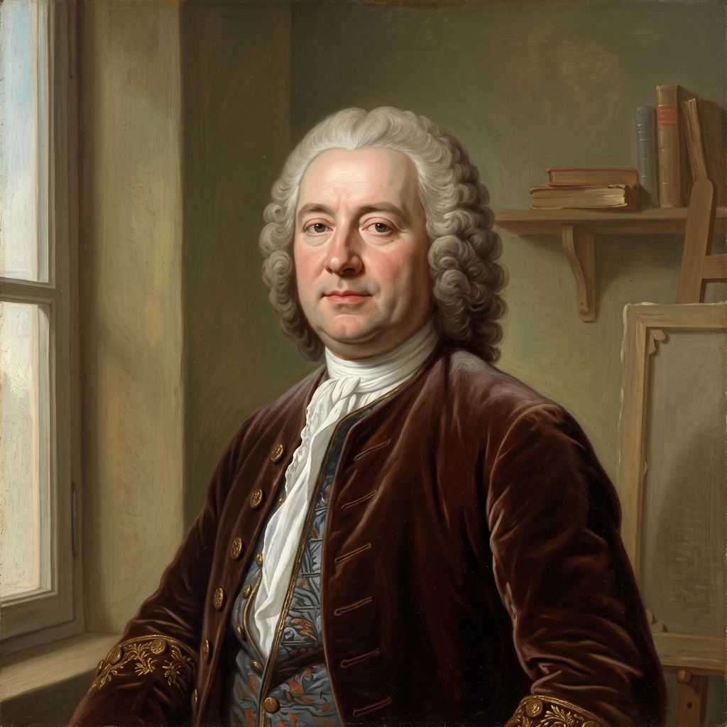 Portrait of Nicolas Lancret