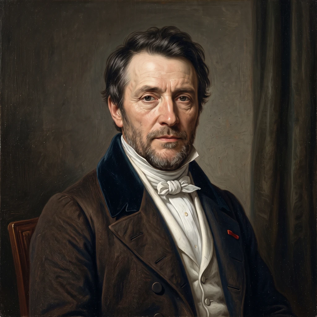 Portrait of Jérôme-Martin Langlois
