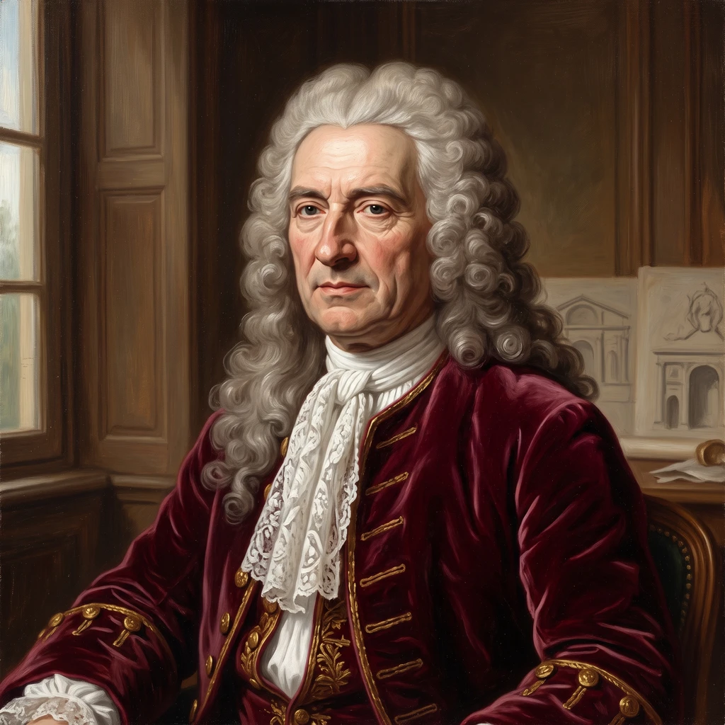 Portrait of Gilles-Marie Oppenordt