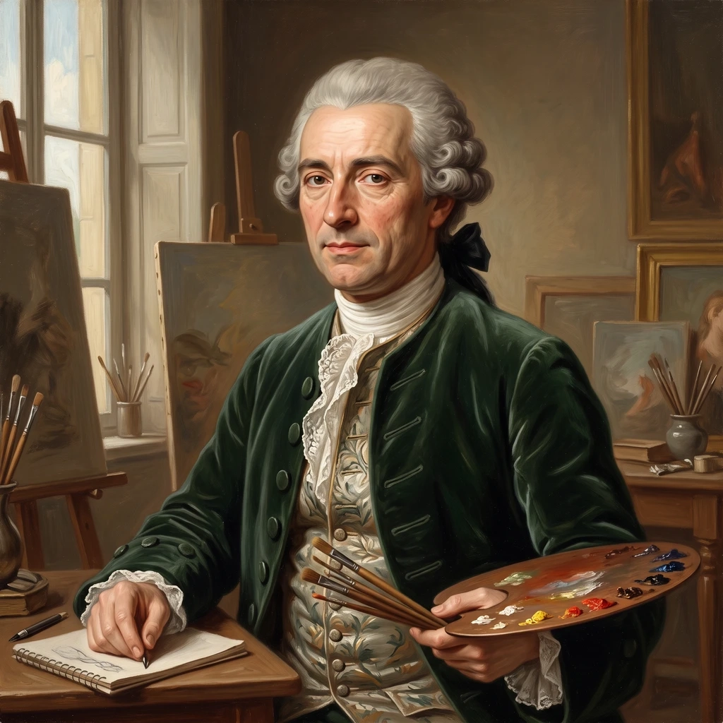 Portrait of Jacques-Charles Oudry