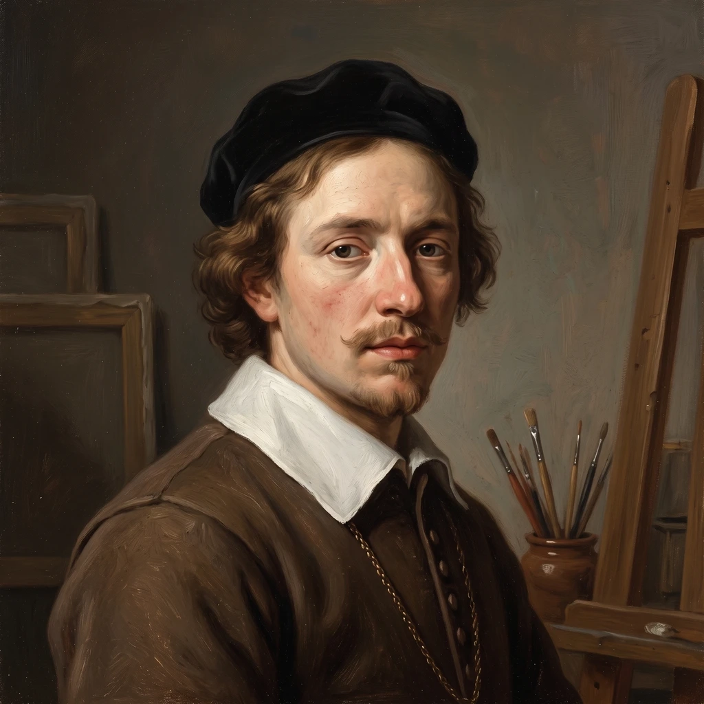 Portrait of Isaack van Ostade