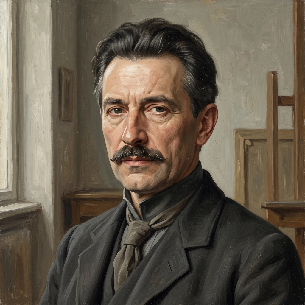 Portrait of Bernhard Pankok