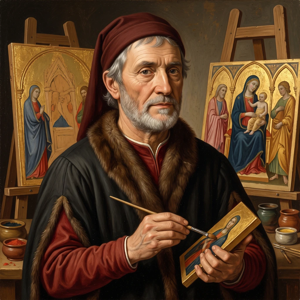 Portrait of Paolo di Giovanni Fei