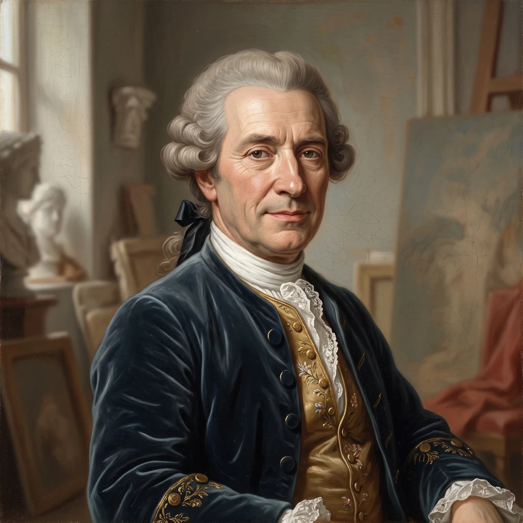 Portrait of Charles-Joseph Natoire