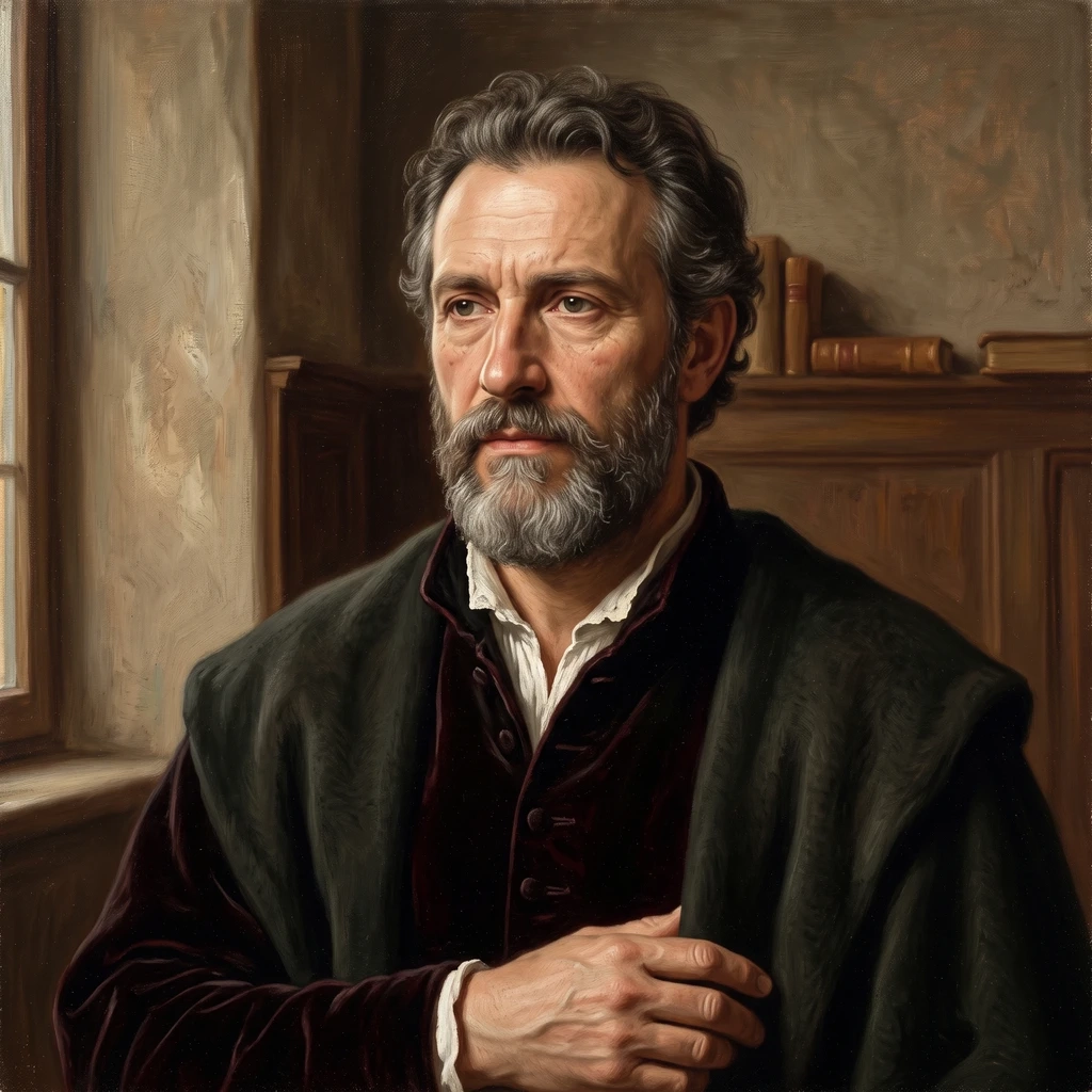 Portrait of Parrasio Micheli