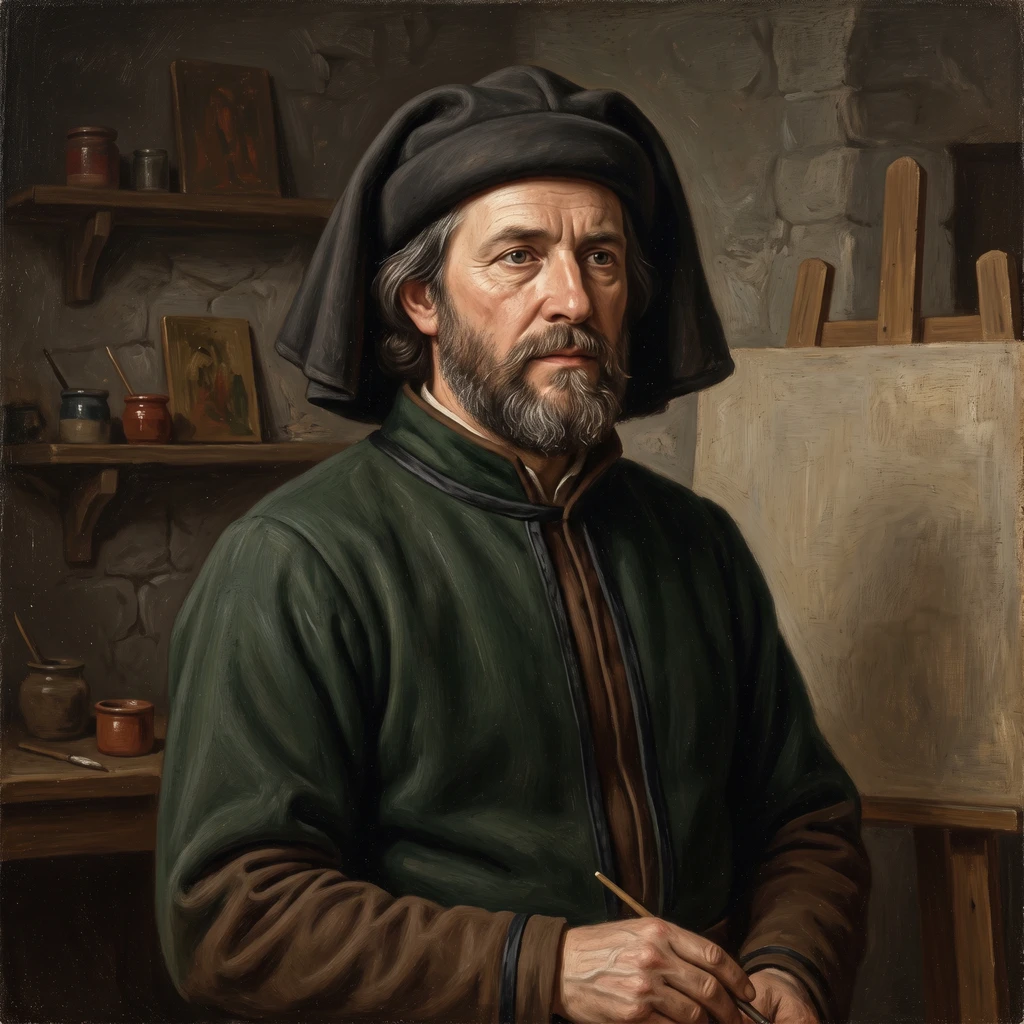 Portrait of Master Of The Votive Panel Of Sankt Lambrecht