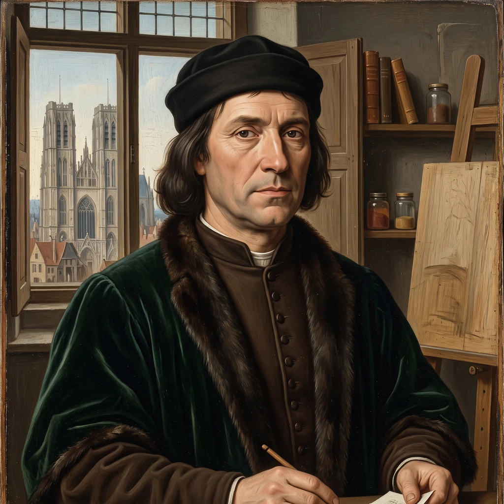 Portrait of Master Of The View Of Ste Gudule