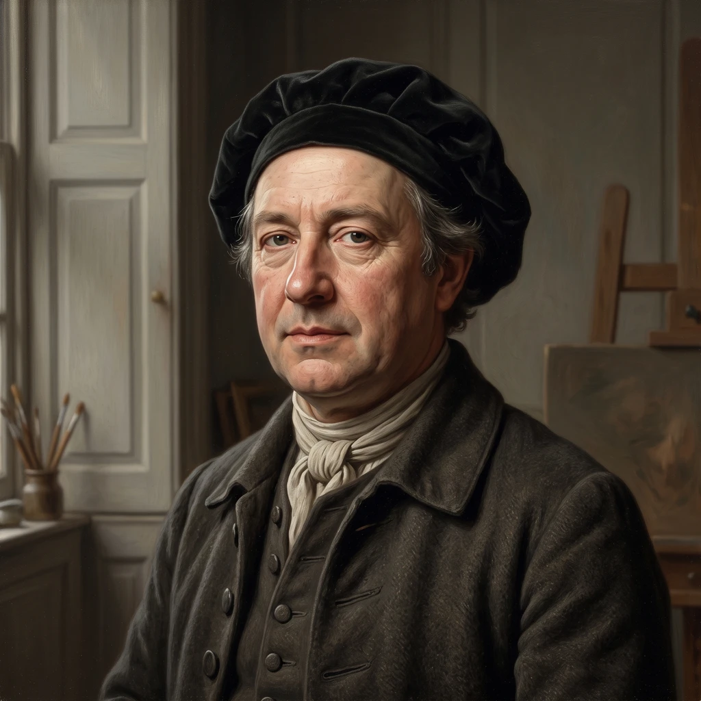 Portrait of Philipe Mercier
