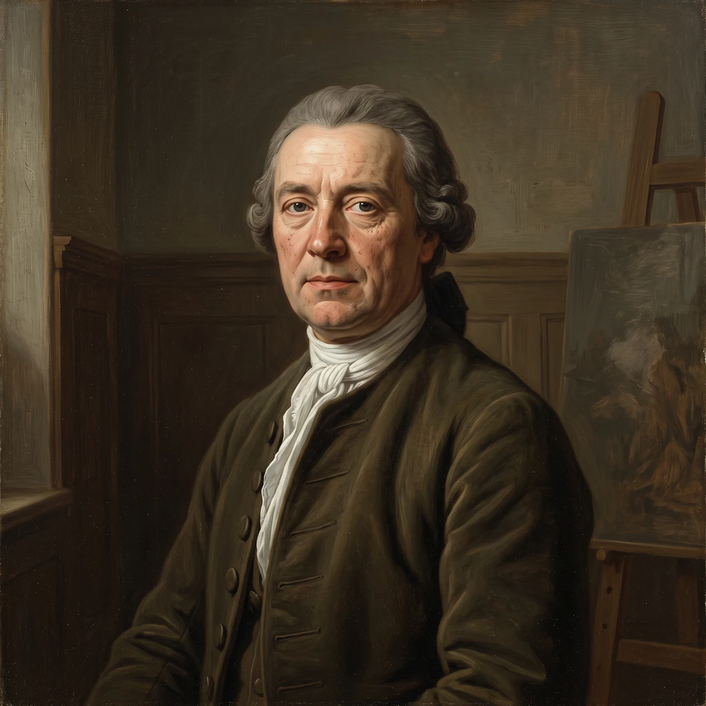 Portrait of Johann Christof Merck
