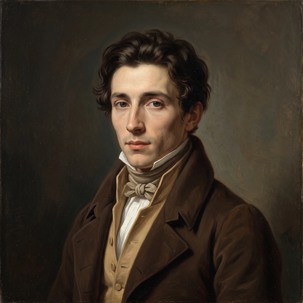 Portrait of Achille-Etna Michallon