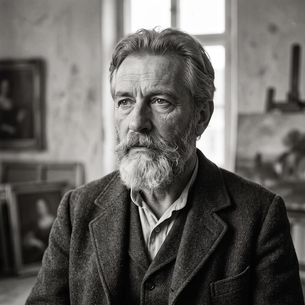 Portrait of László Mednyánszky