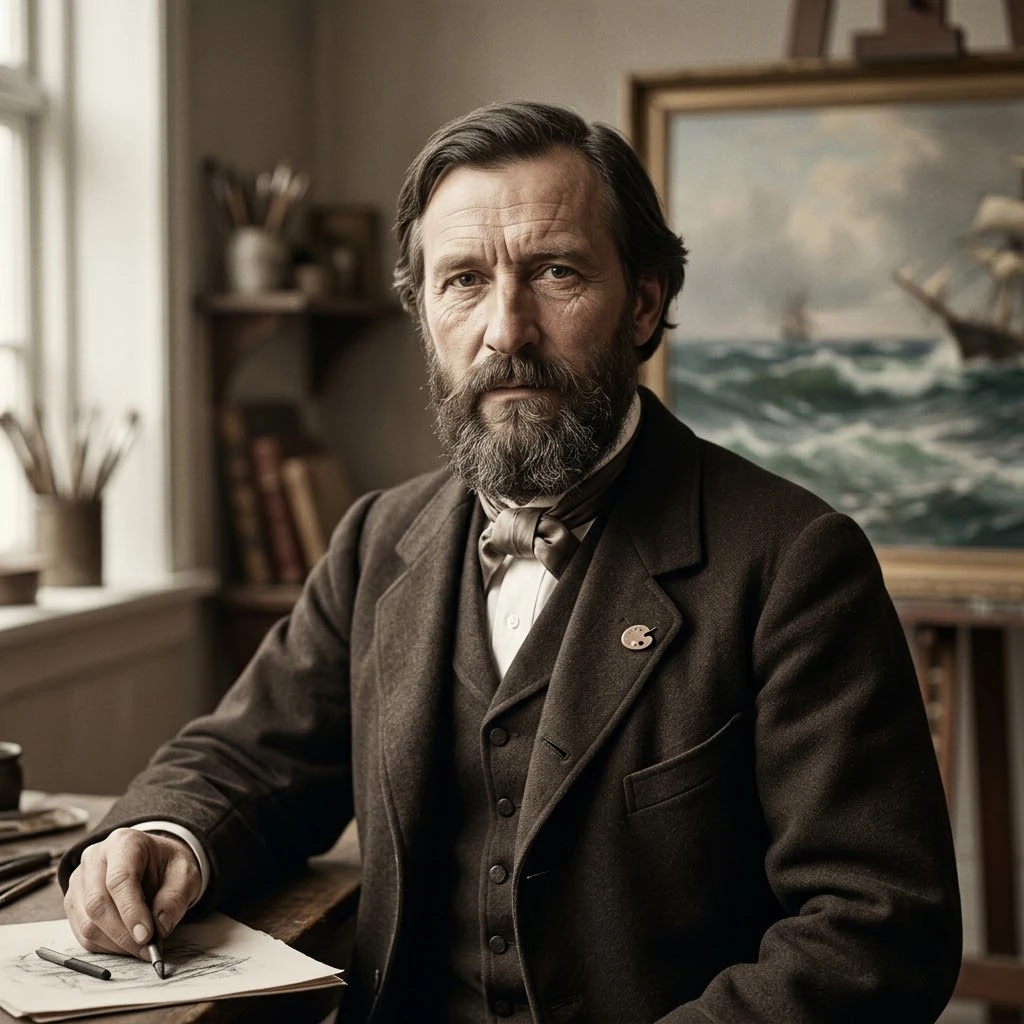 Portrait of Anton Melbye