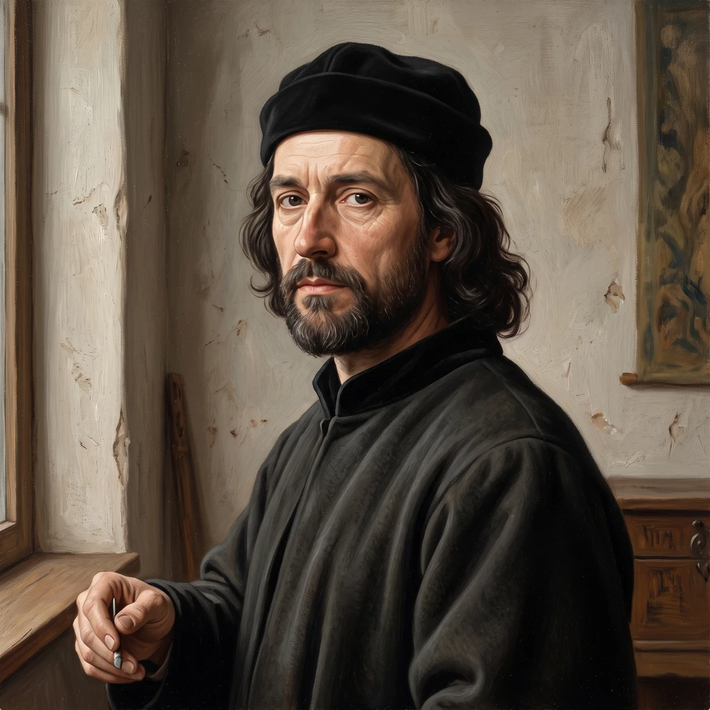 Portrait of Hans Memling