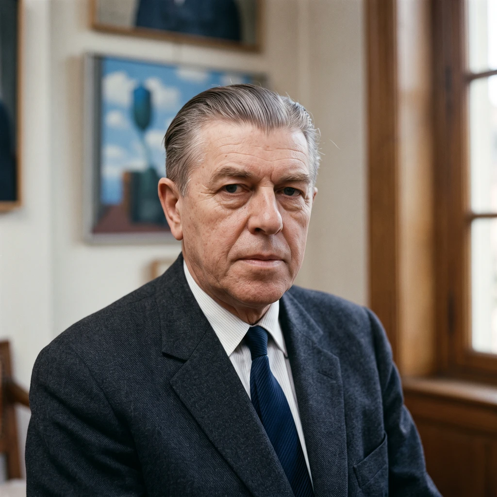 Portrait of René François Ghislain Magritte