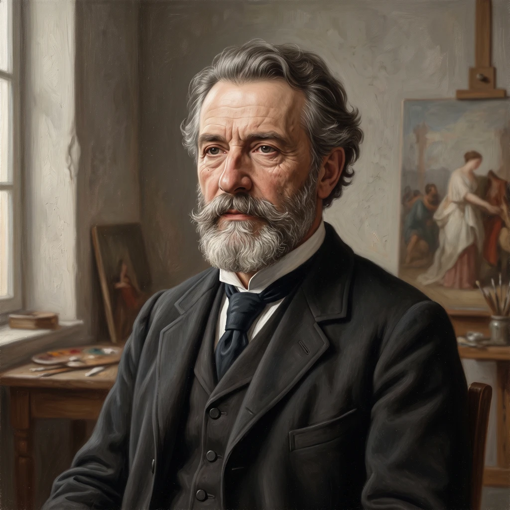 Portrait of Georges Gaston Theodore Melingue