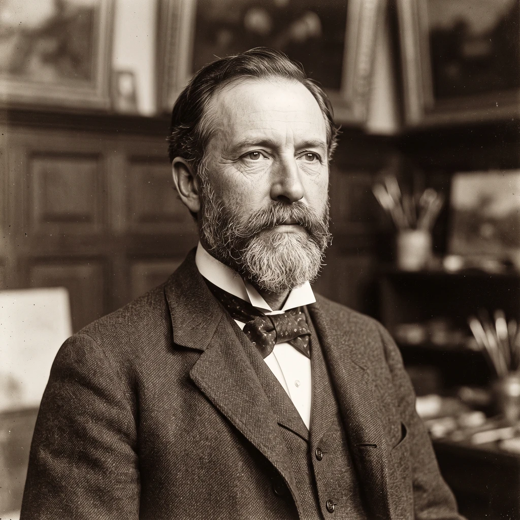 Portrait of John Ferguson Weir