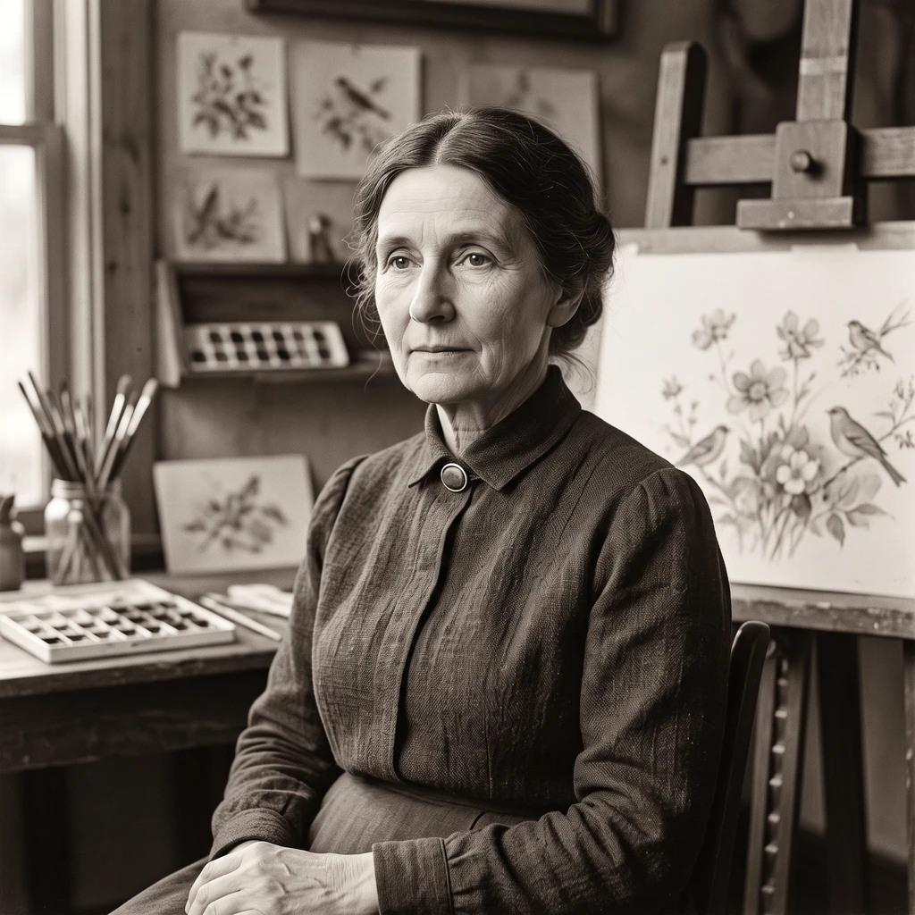 Portrait of Fidelia Bridges