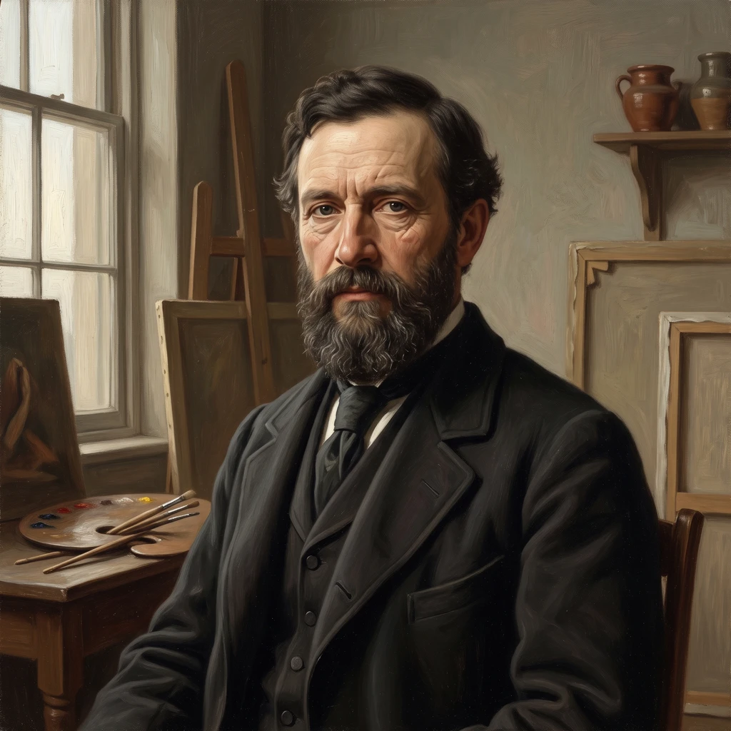 Portrait of Eastman Johnson