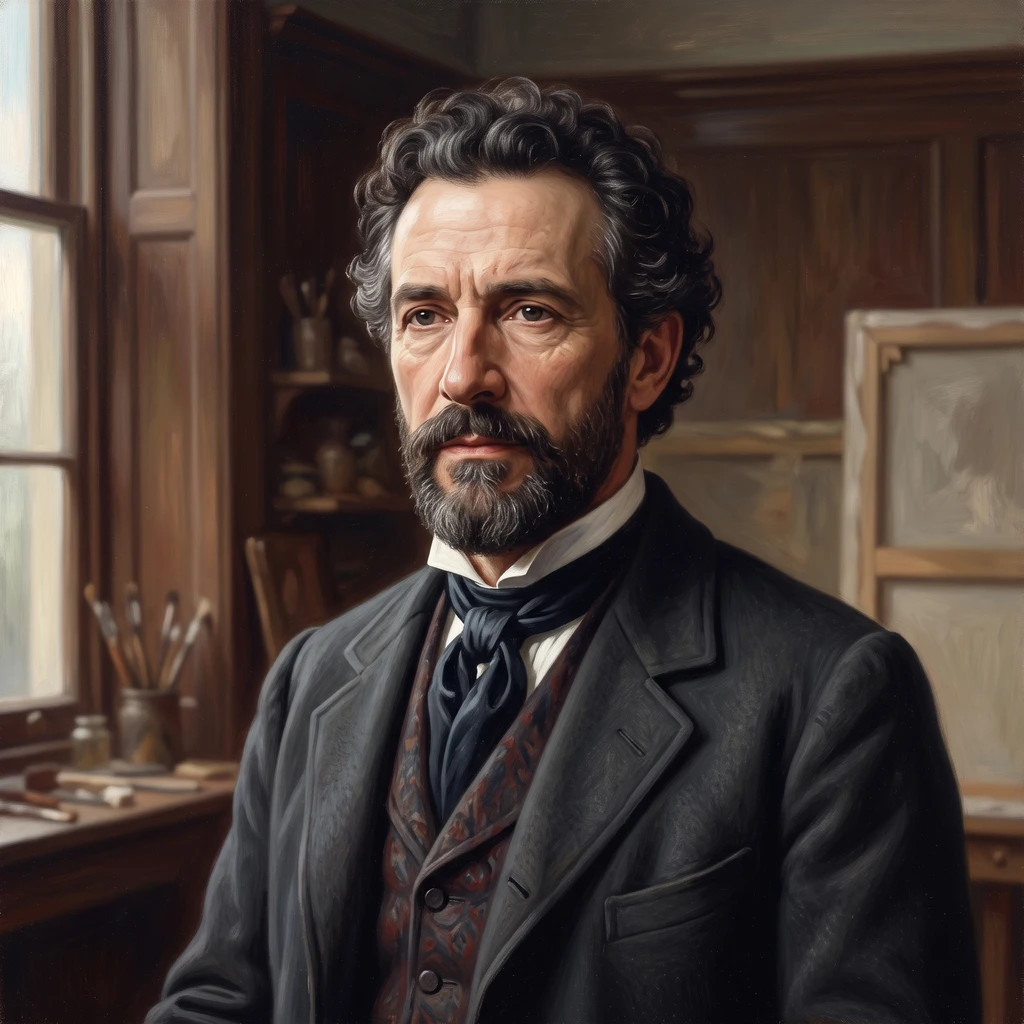 Portrait of George Henry Hall