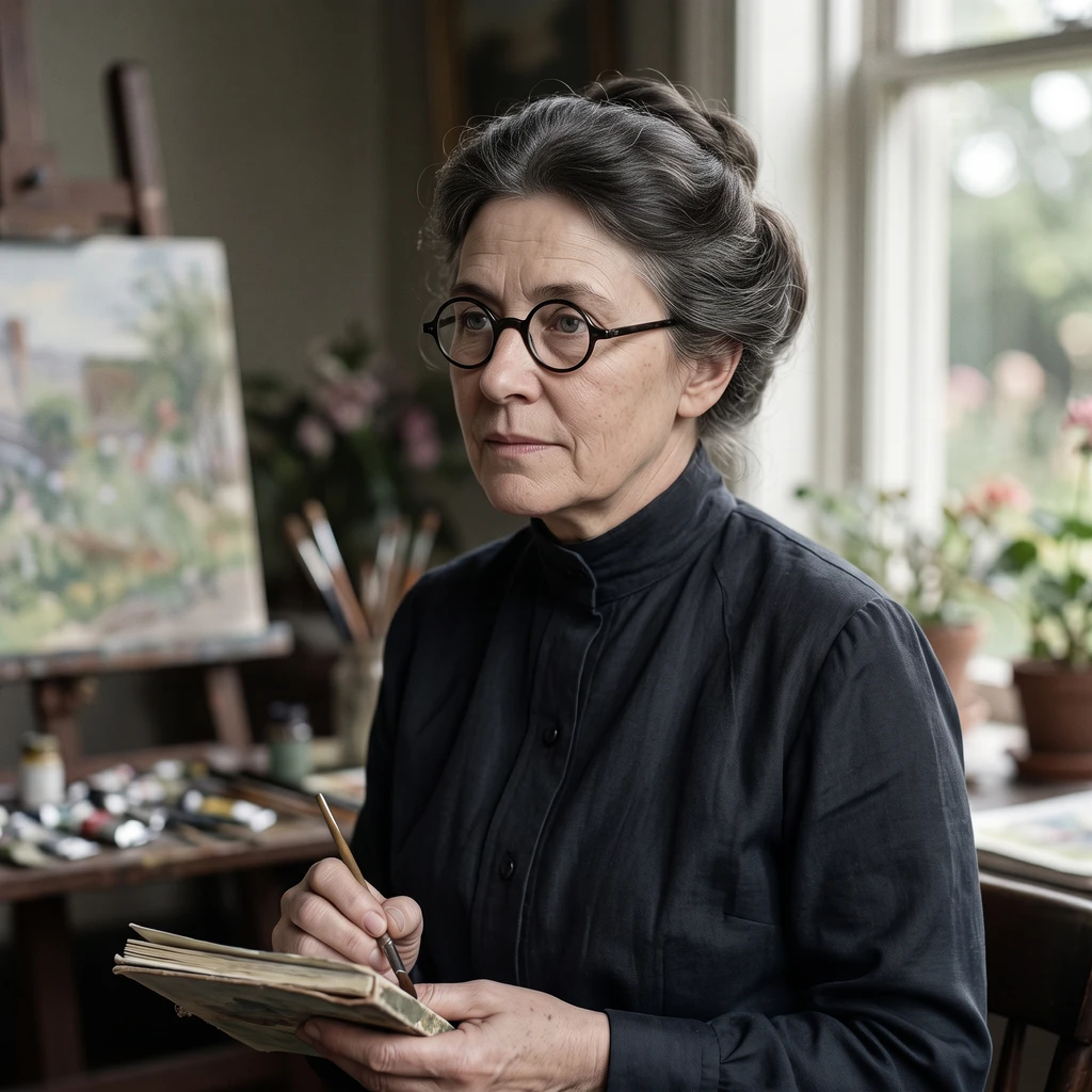Portrait of Gertrude Beals Bourne