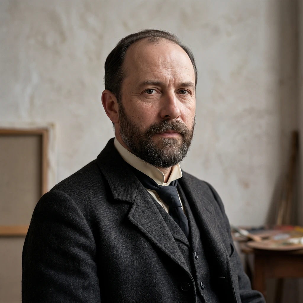 Portrait of George Hitchcock