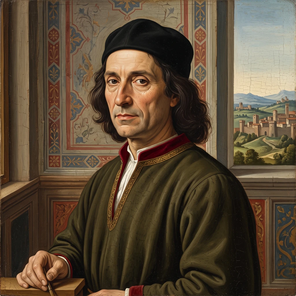 Portrait of Benvenuto di Giovanni