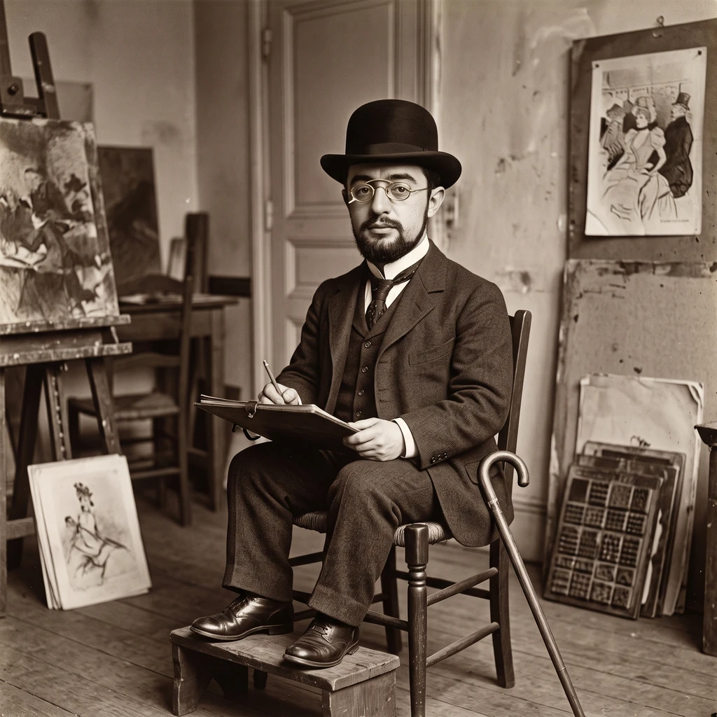 Portrait of Henri de Toulouse-lautrec