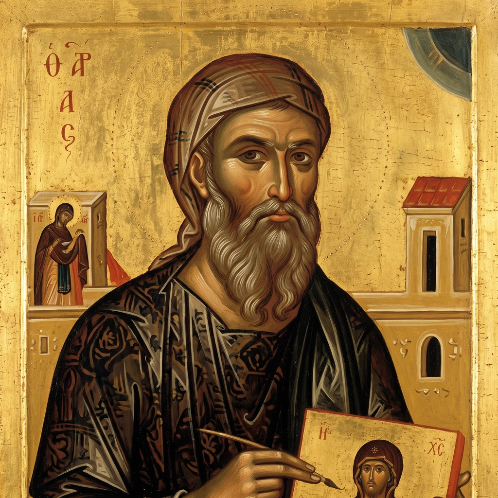 Portrait of Cretan Unknown Icon Painter