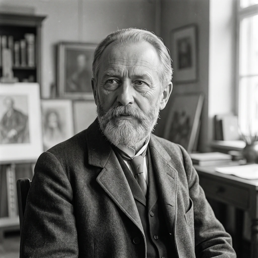Portrait of Hans Thoma