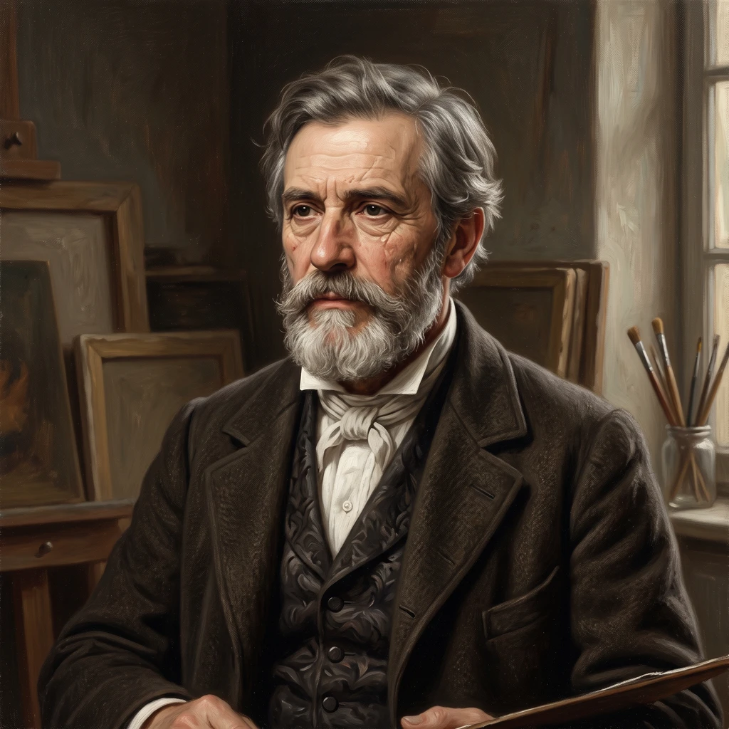 Portrait of Louis-Charles Verboeckhoven