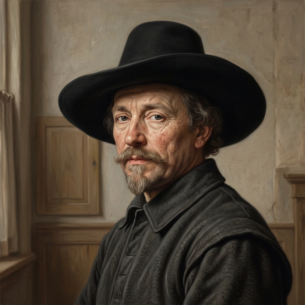 Portrait of Adriaen Pietersz. van de Venne