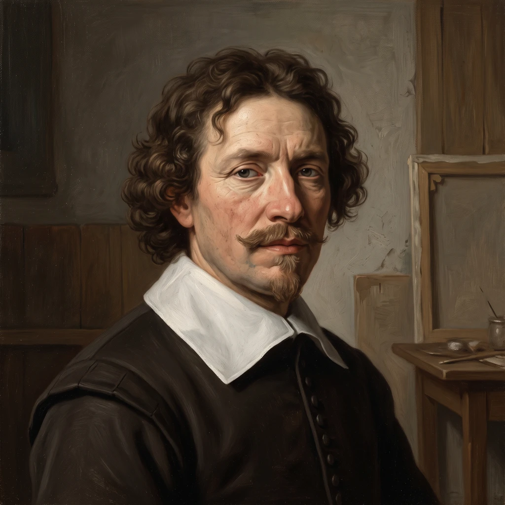 Portrait of Adriaen van de Velde