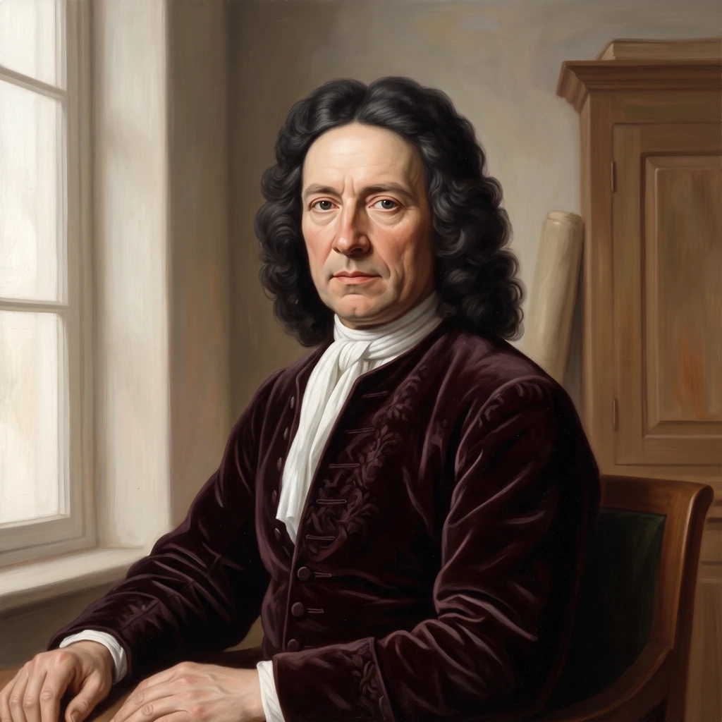 Portrait of Nicolaas Verkolje