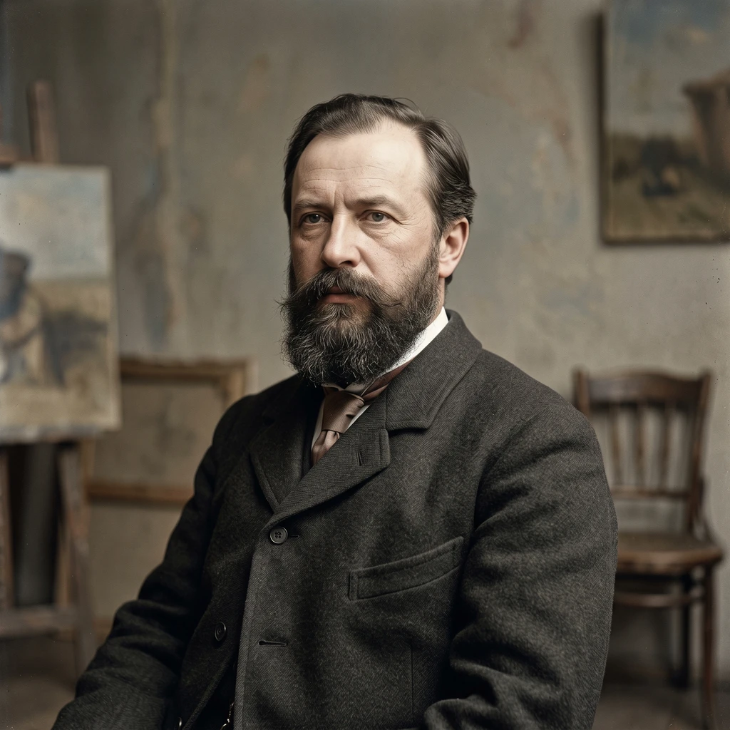 Portrait of Petr Petrovich Vereshchagin