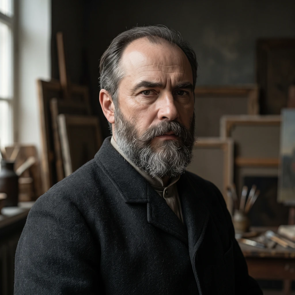 Portrait of Vasily Vasilyevich Vereshchagin