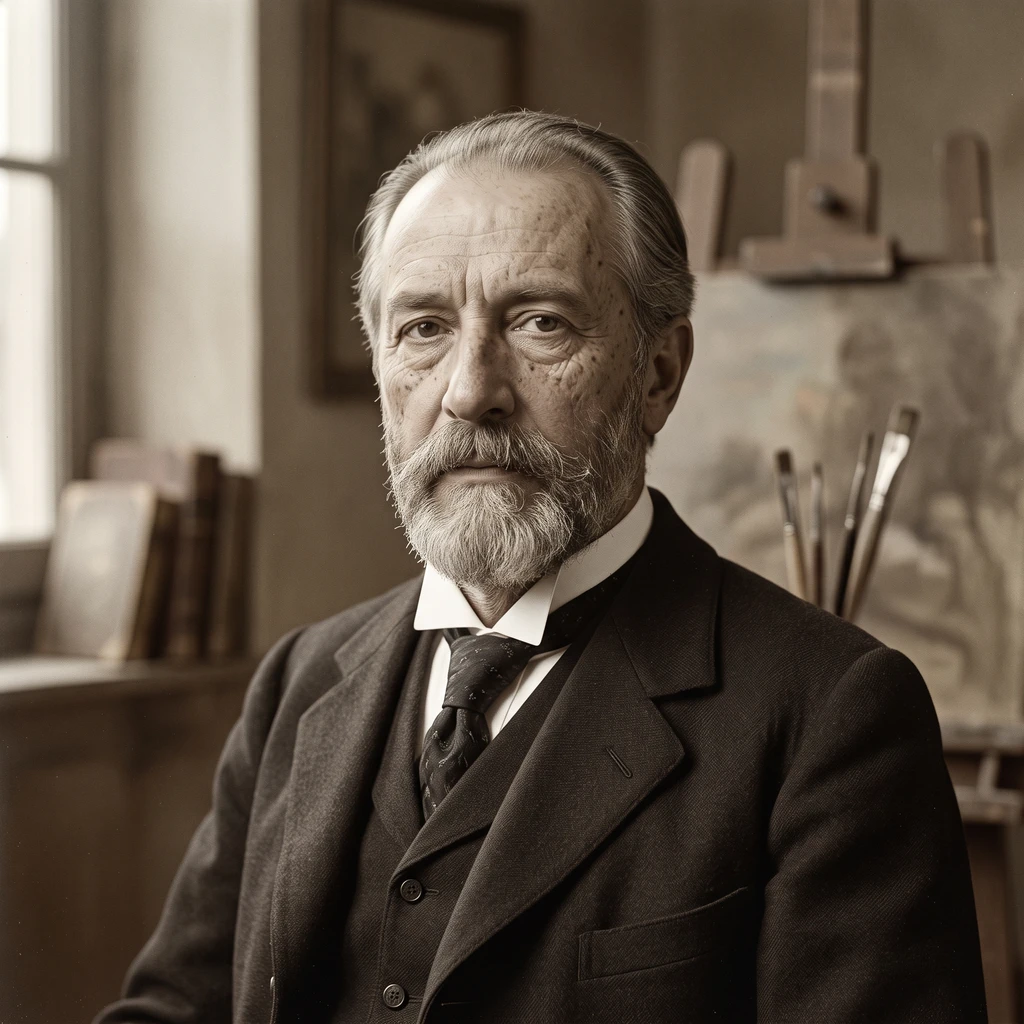 Portrait of Stefano Ussi