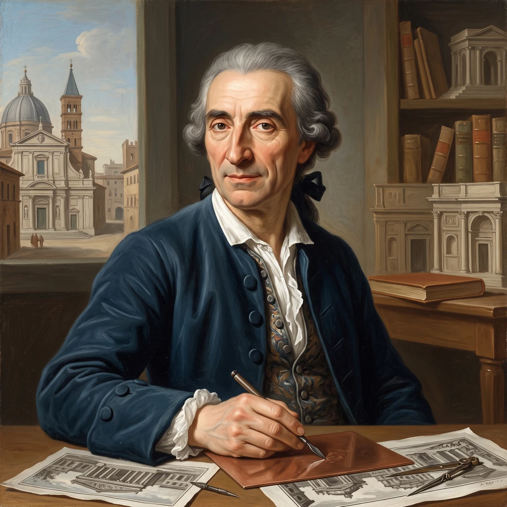 Portrait of Giuseppe Vasi