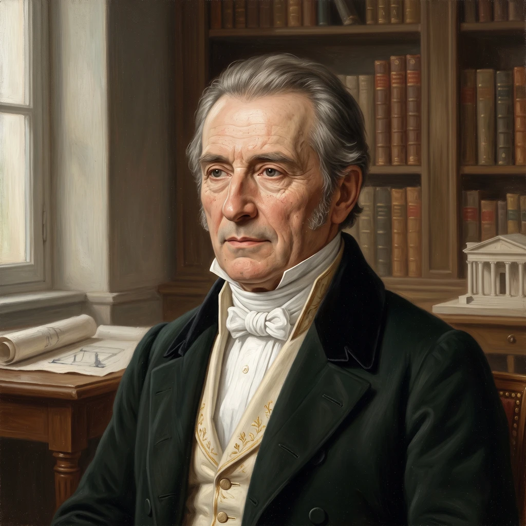 Portrait of Antoine-Laurent-Thomas Vaudoyer