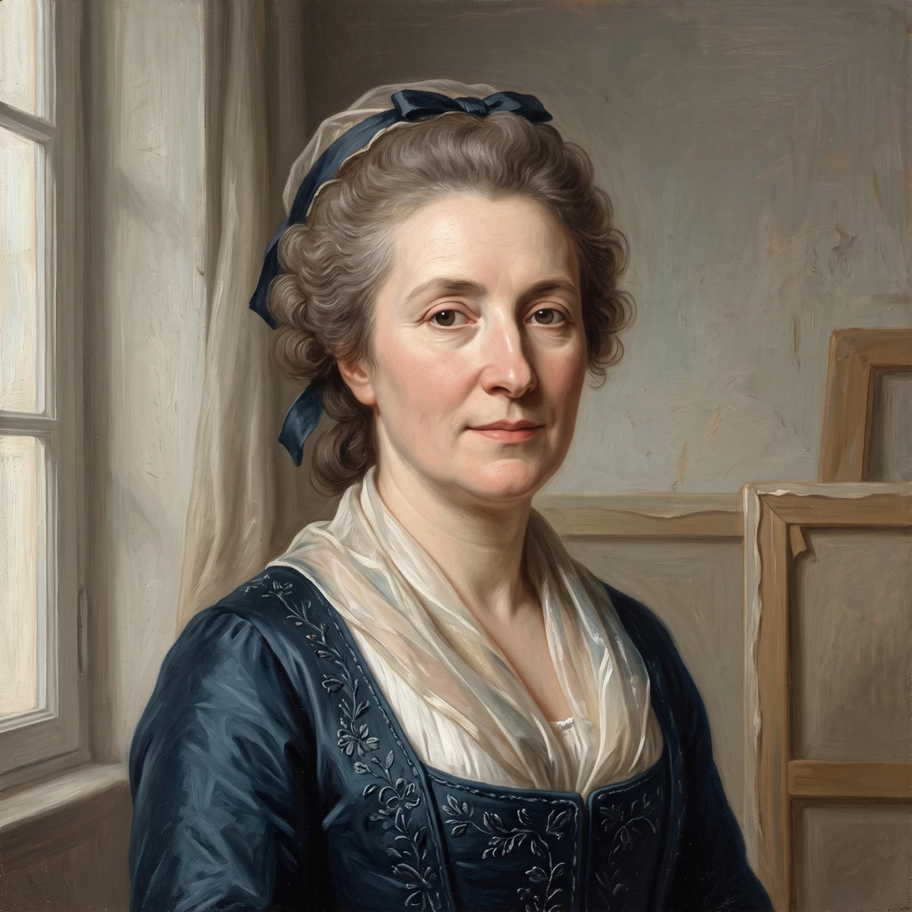 Portrait of Anne Vallayer-coster