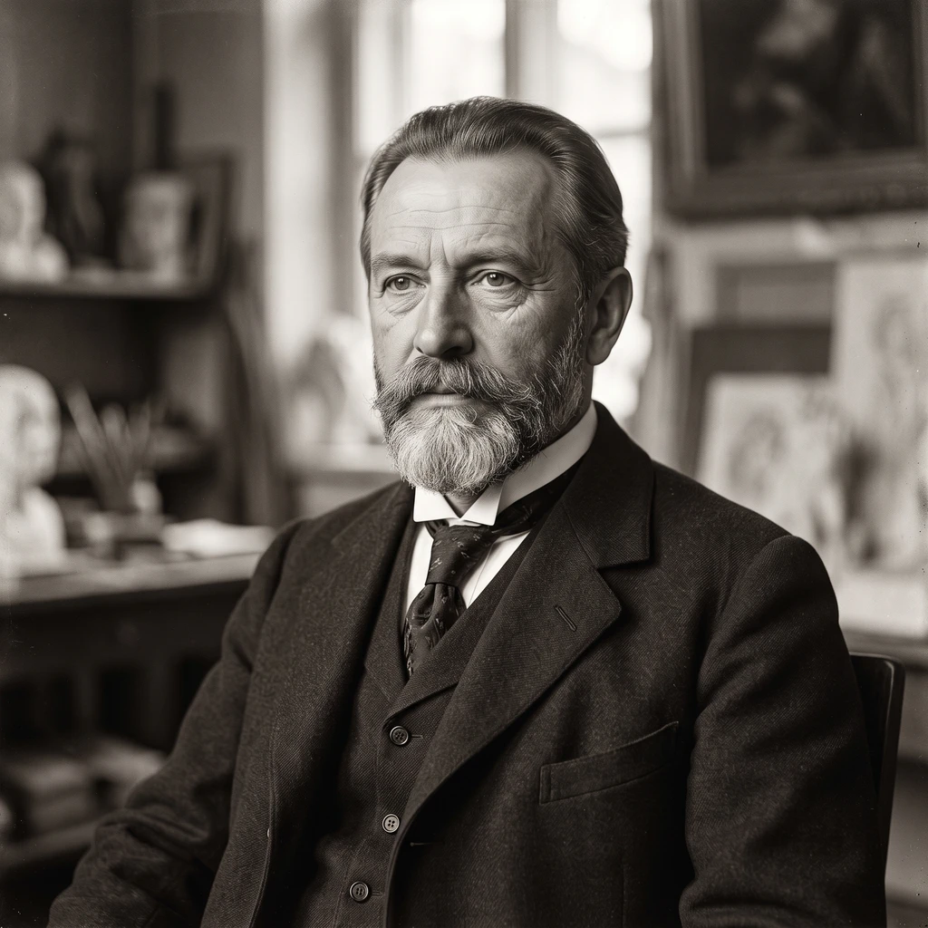 Portrait of Alajos Stróbl