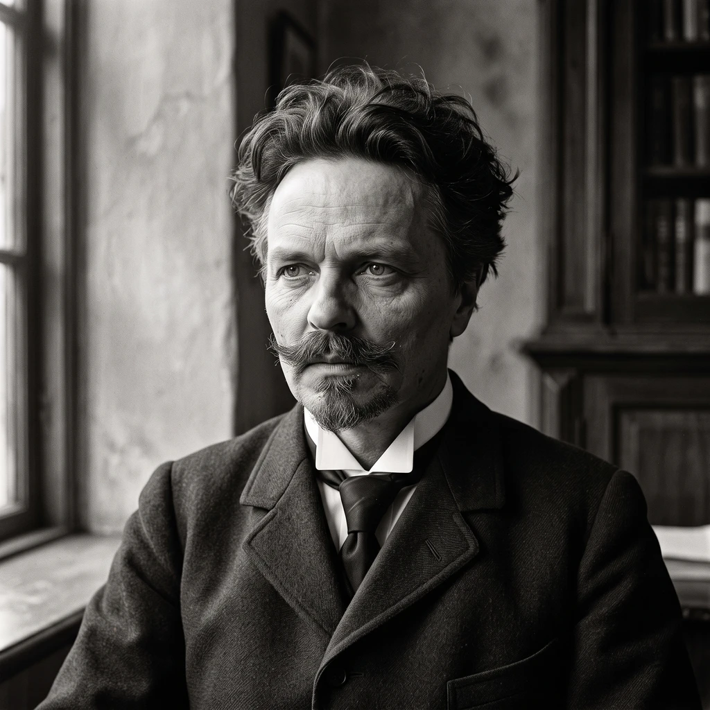 Portrait of August Strindberg