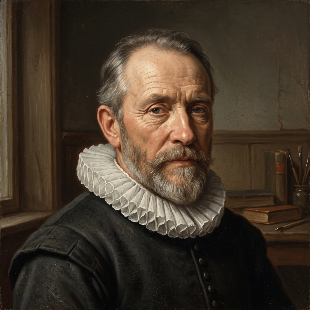 Portrait of Isaac Claesz. van Swanenburg