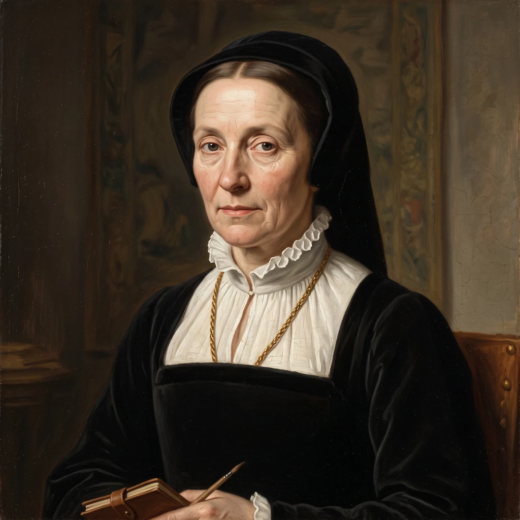 Portrait of Levina Teerlinc