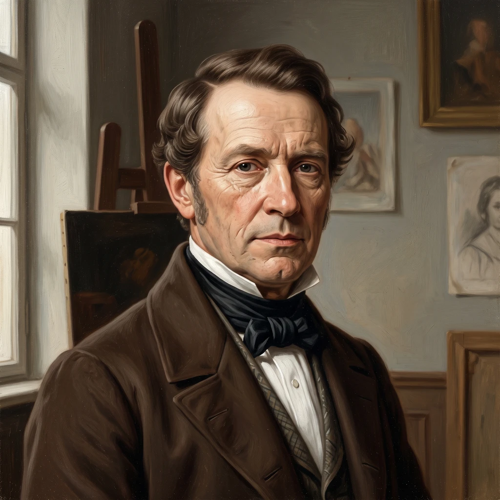 Portrait of Fedinand Georg Waldmüller