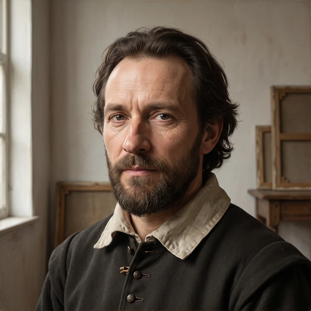 Portrait of Roelof van Vries
