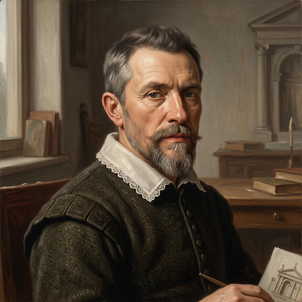 Portrait of Paul Vredeman de Vries