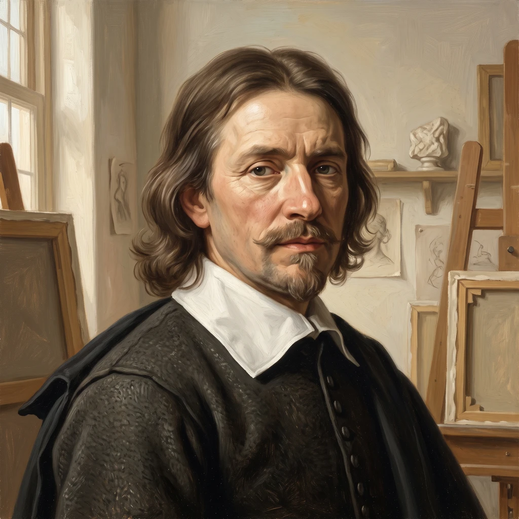 Portrait of Jan Baptist Weenix