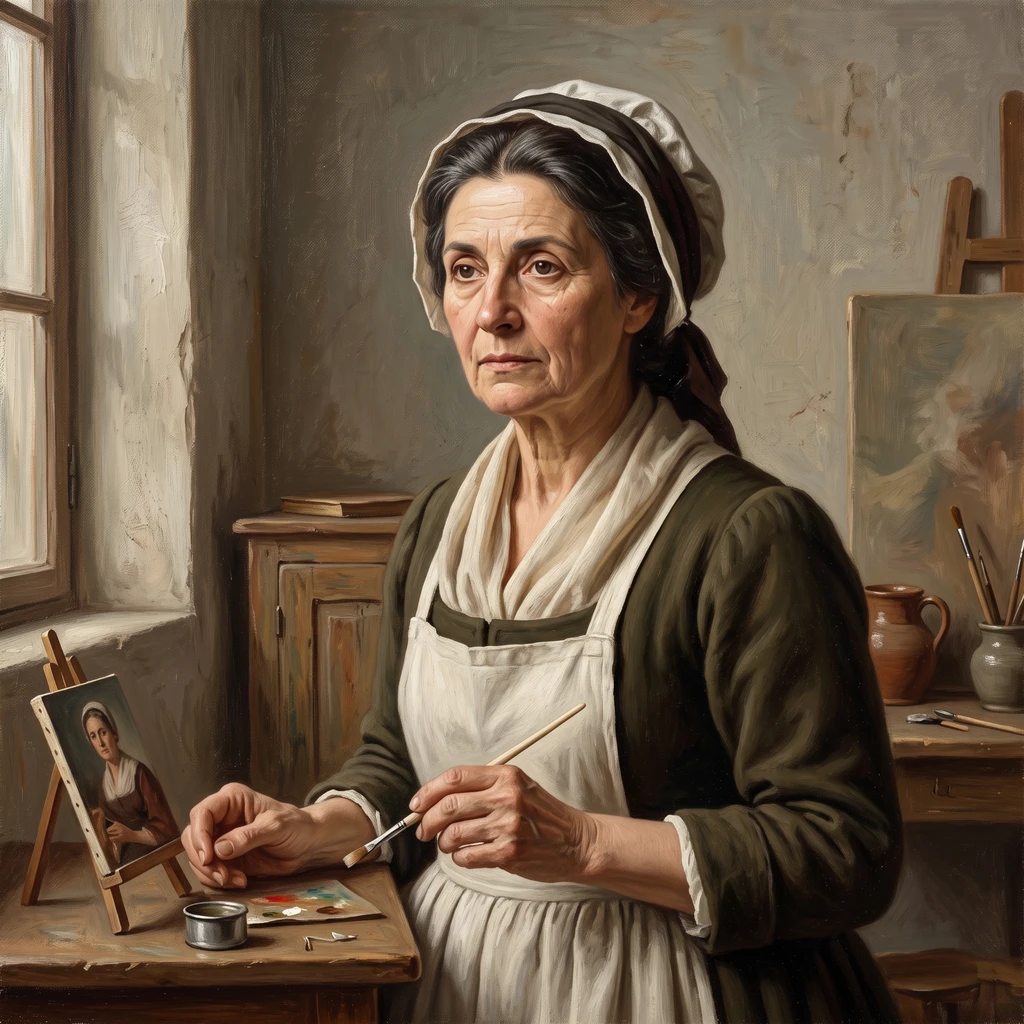 Portrait of Luisa Vitelli
