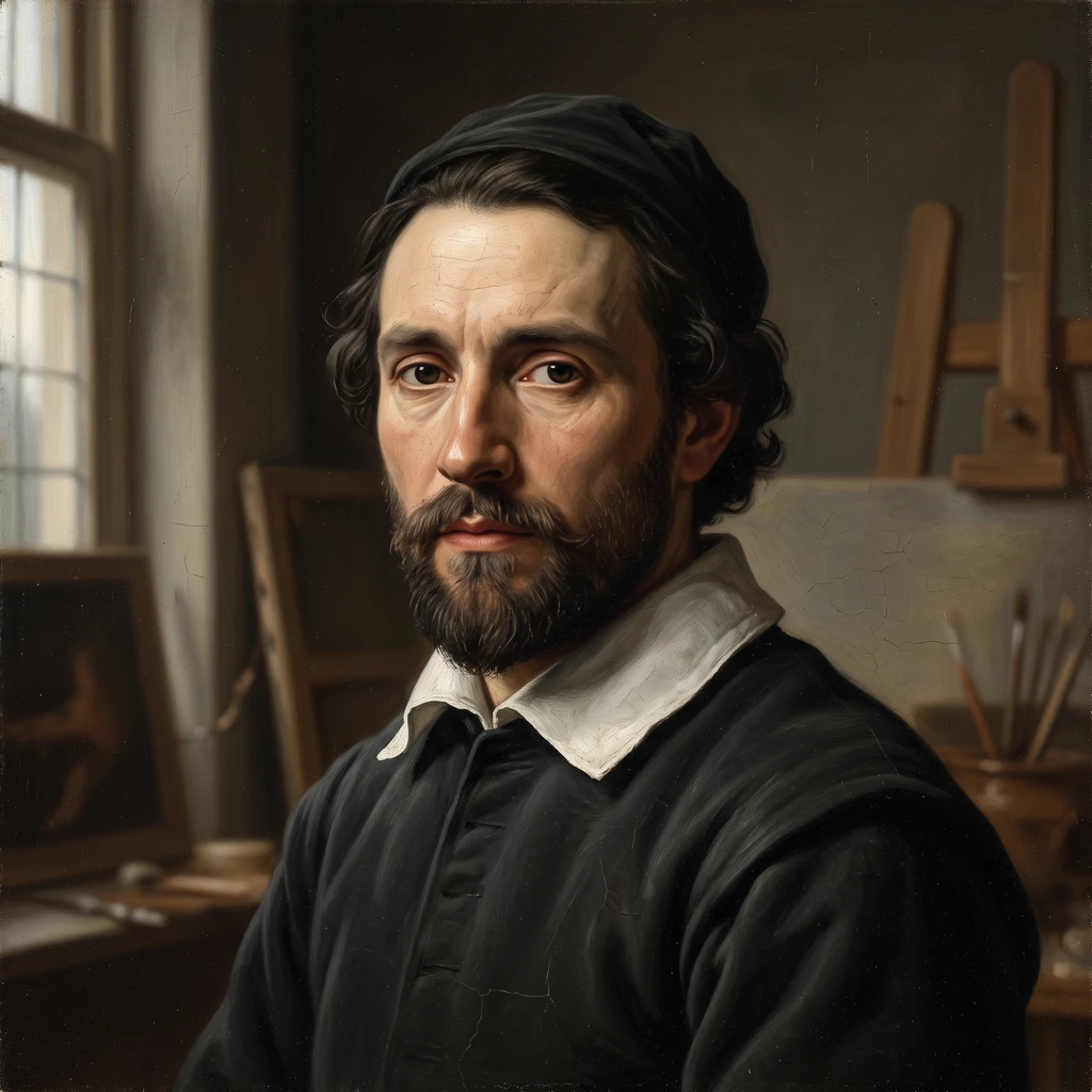 Portrait of Vincent I Laurensz. van der Vinne